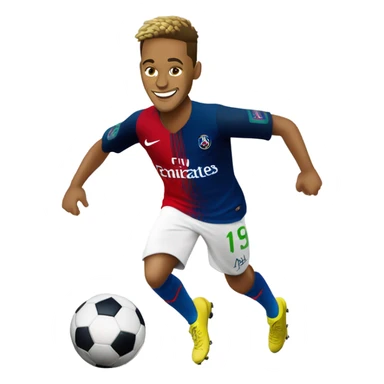 Neymar jr dribbling sticker