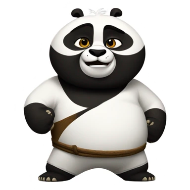 Kung fu panda  sticker
