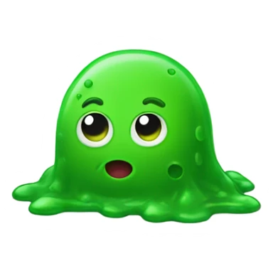 green slime goo sticker
