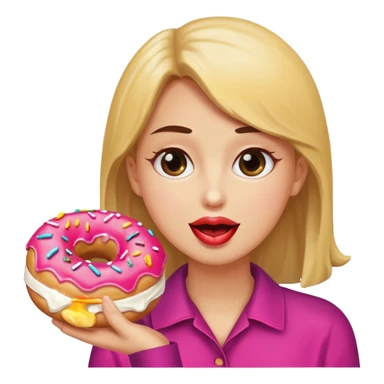 Drooling over donuts  sticker