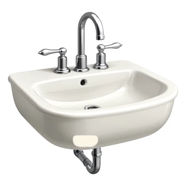 retro wash basin
 sticker