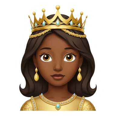 Black Royal Princess Brat Coin sticker