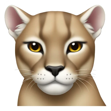 puma in the sleep sticker