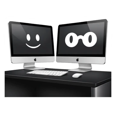 Dual Monitor Setup sticker