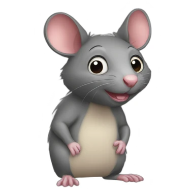 rat-yippie-autism-creature sticker
