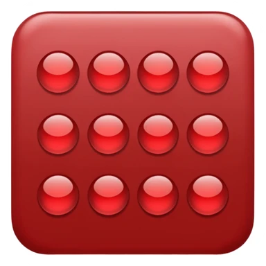 Matrix in marron red sticker