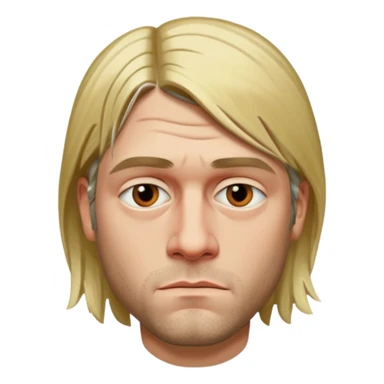Kurt cobain side eyeing sticker