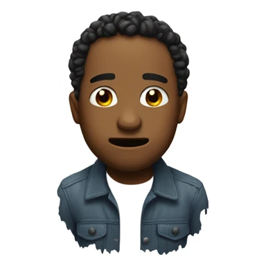 Emoji extremely beat up  sticker