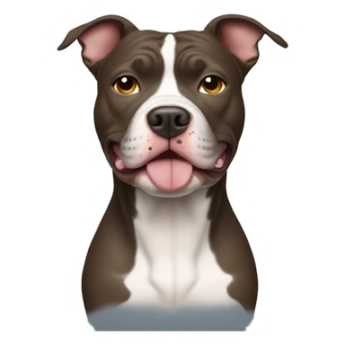 Pitbull dog sticker