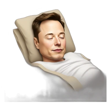 slepping elon musk sticker