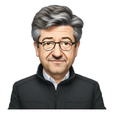 Jean luc Mélenchon gros oreilles sticker