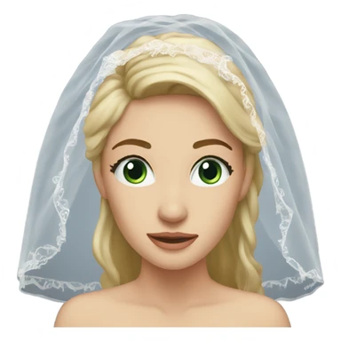 Bridal veil sticker