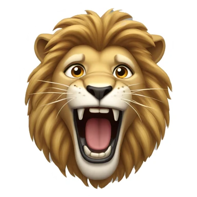 Lion roar sticker