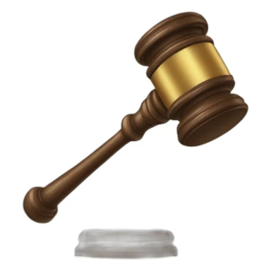 judge gavel sticker