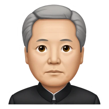 Photorealistic mao zedong sticker