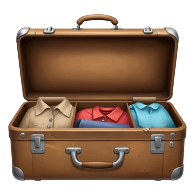 Suitcase with a human parts inside  sticker