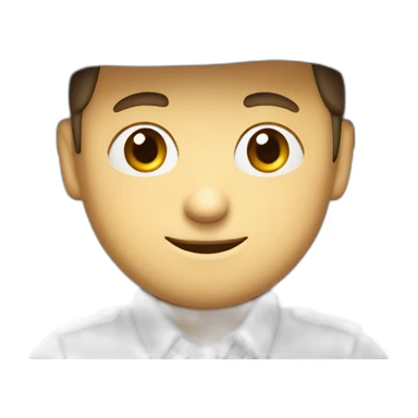 tim robinson wearing a grey fedora with a grey flap on the back white shirt sticker