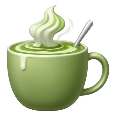 Matcha latte  sticker