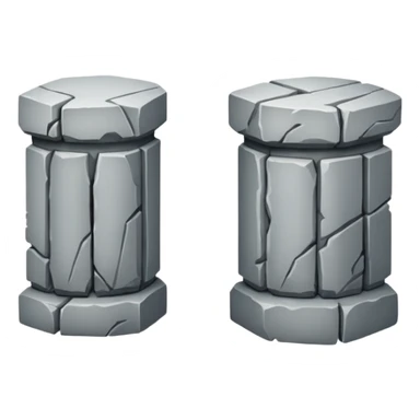 Broken Pillars  sticker