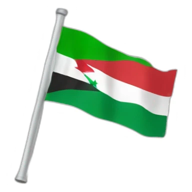 Drapeau Algérie +Palestine sticker