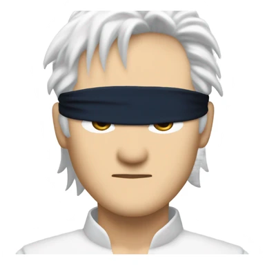 Gojo satoru blindfolded sticker