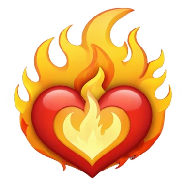 🔥 mixed with 😍 sticker