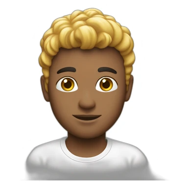 En blanc, avec un T-shirt de couleur rose d’Algérie sticker