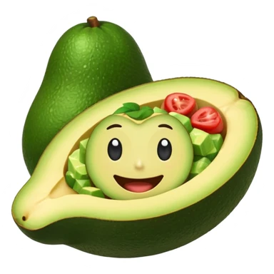 Casa de Infonafit con un aguacate con pies  brazos sticker