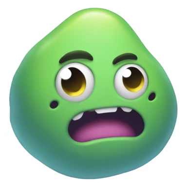 blob cosmic goo existential dread sticker