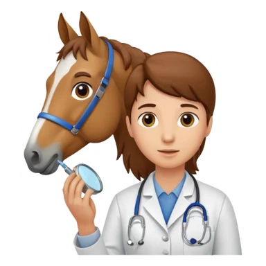 Horse doctor sticker