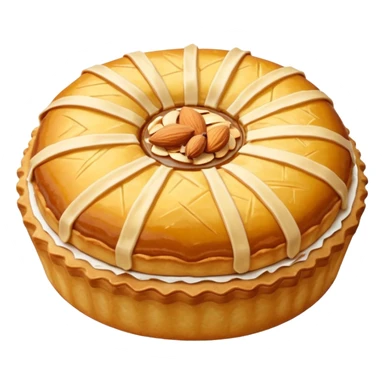 frangipane galette des rois fève sticker
