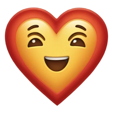 A hart with the letters: I luv you sticker