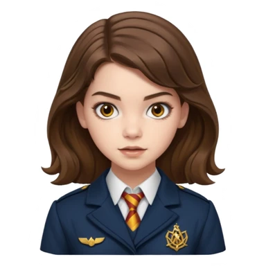 Barbara Palvin as Hermione Granger in ministry of magic sticker