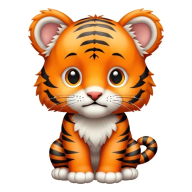 Baby tiger sticker