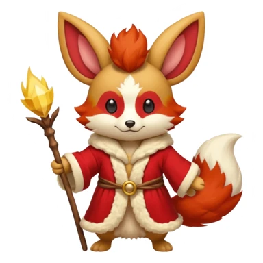 Teddiursa-Minccino-Delphox-fusion  sticker