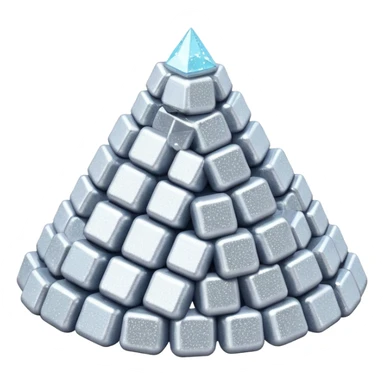 glitter white bank sticker