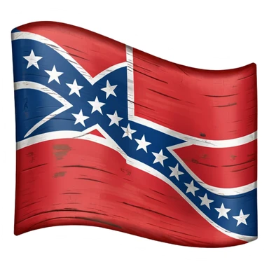 Confederate flag sticker