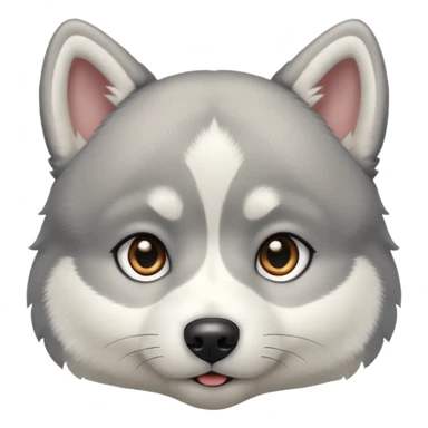 a husky puppy sticker