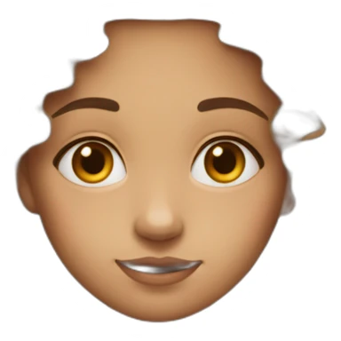 a-girl-where-she-put-her-both-left-and-right-hand-under-her-chin sticker