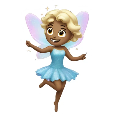 Sprinkling fairy dust from wand sticker