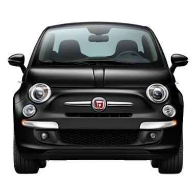 Black fiat 500c from 2022 sticker