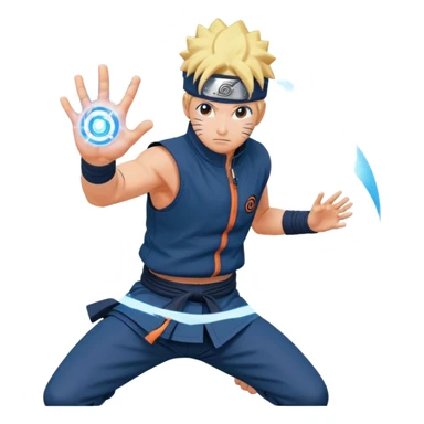 Naruto mach rasengan sticker