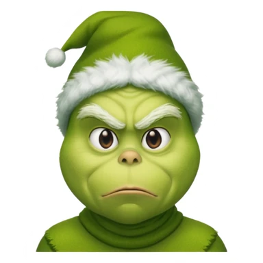 The grinch with a balaclava on sticker