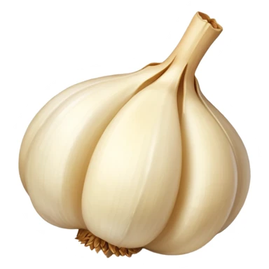 peeled garlic only one clove  sticker