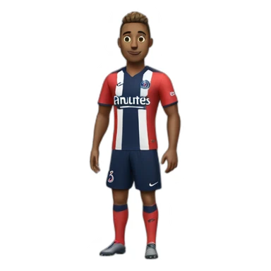 Un coq avec le maillot de foot du PSG sticker