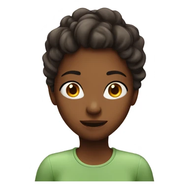 a vert suprised girl sticker