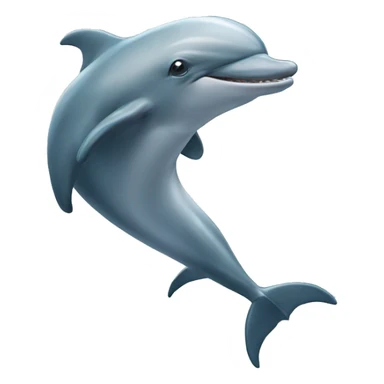 Dolphin with a sword sticker