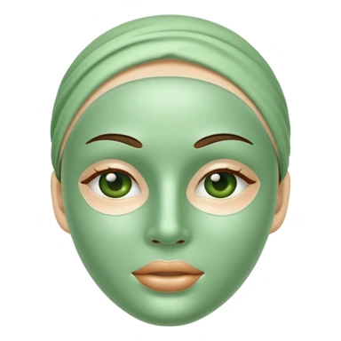 skin care masque soin visgae  sticker
