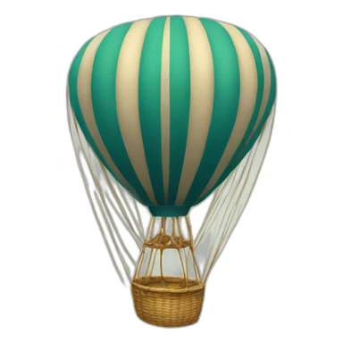 Montgolfière crevée sticker