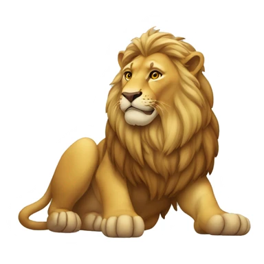 leão segurando sapato sticker